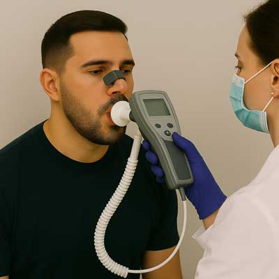 Pulmonary Function Testing Machine - for Pulmonary function testing at Cleburne Occupational Health in Cleburne, Texas
