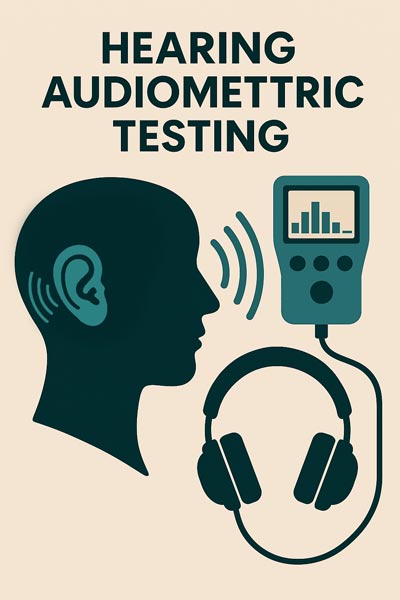 Audiometric Testing at Cleburne Occupational Health in Cleburne, Texas.
